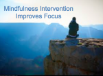 Meditation Improves Focus
